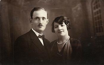 Photo Emile Dupré et sa femme